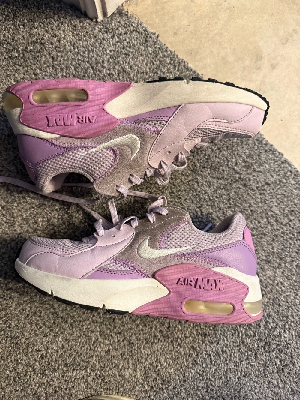 Nike Kids Air Max Sneakers in Pink and Lavender